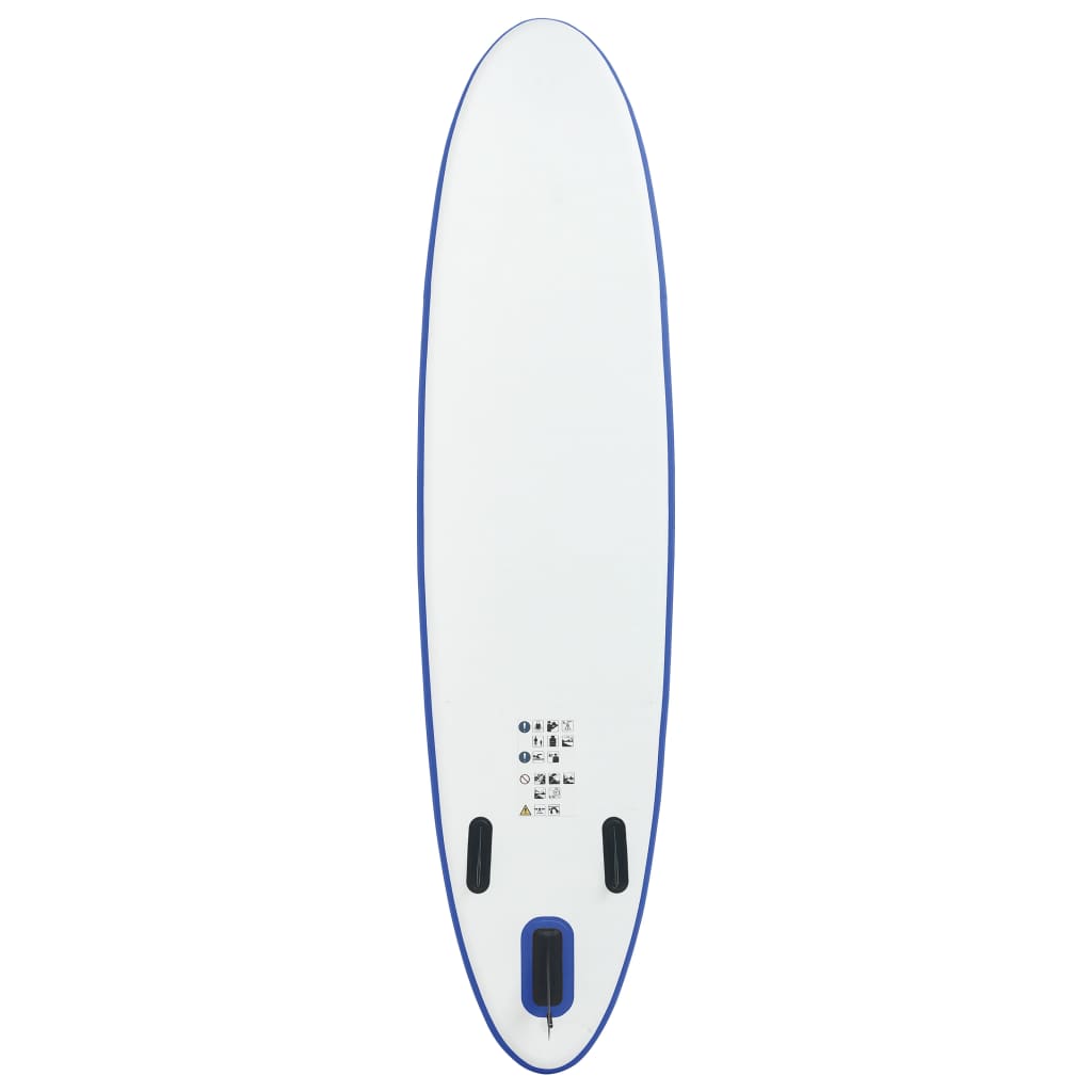 Blue and White Inflatable Paddle Board Set I225073
