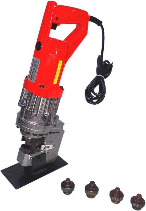 Electric Hydraulic Hole Puncher for Mild Structure Steel, 5 Sets Punch/Die Dia 6.5mm - 20.5mm D282717