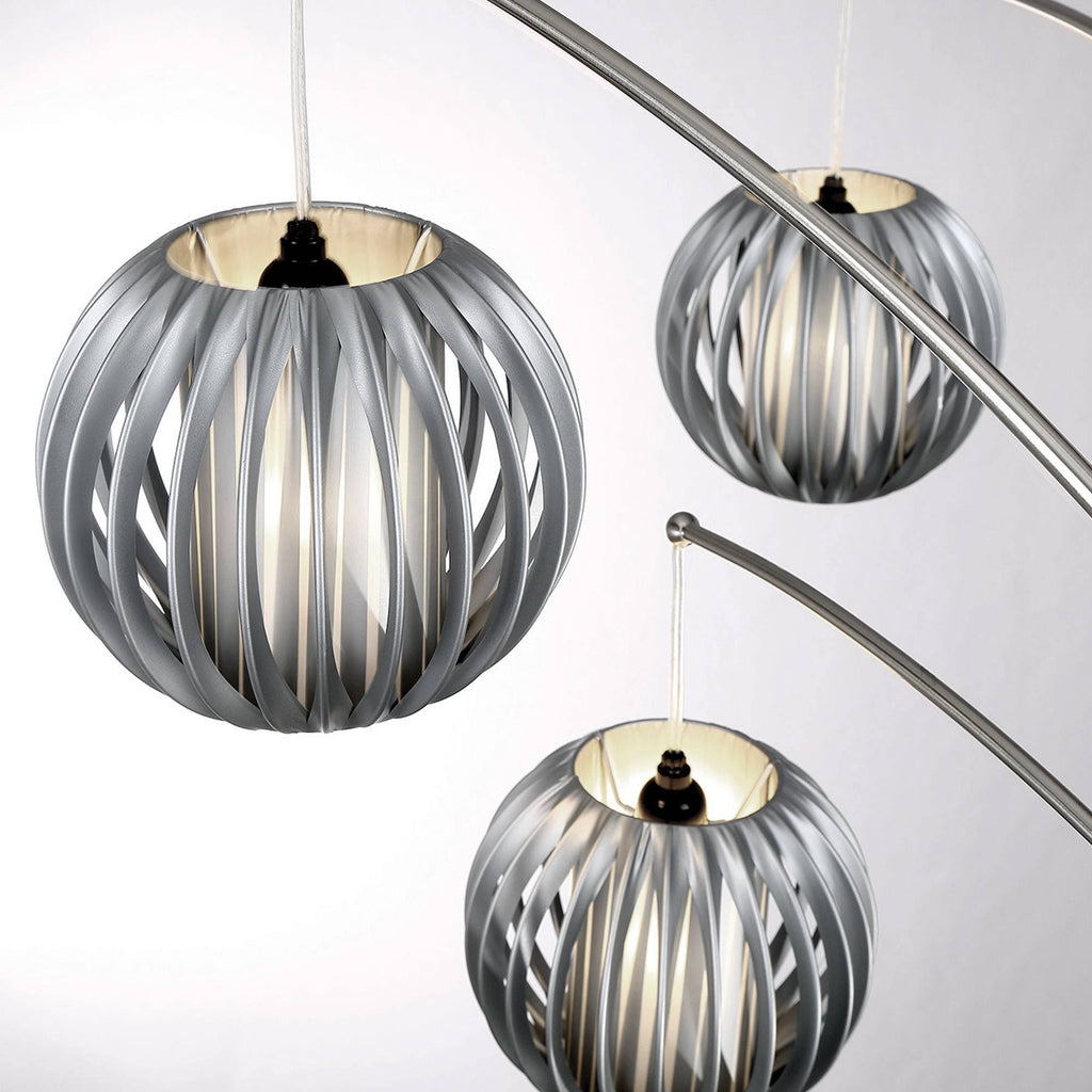 3-Light Floor Arch Lamp L20322