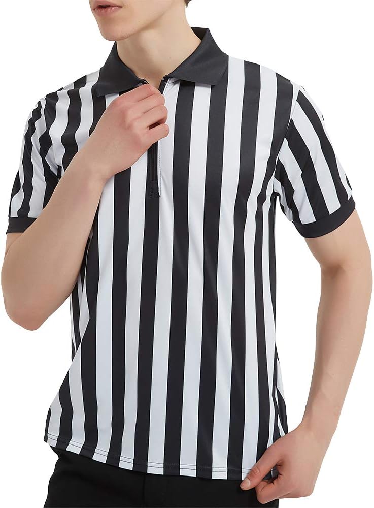 Men's Pro Referee Shirt with Quarter Zipper J53538