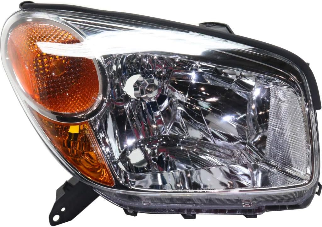 Passenger Side Headlight Assembly for Toyota RAV4 2004 2005 R617