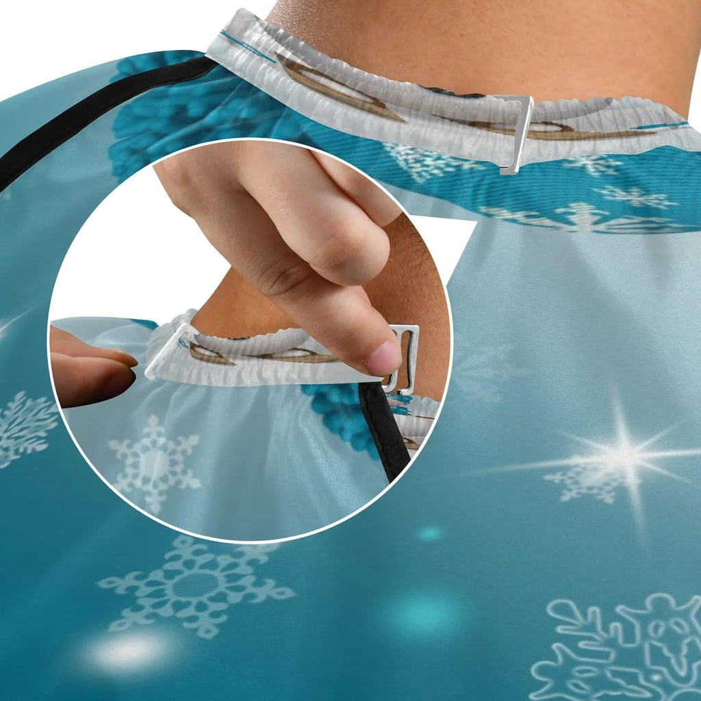 Hair Cutting Cape with Adjustable Neck Size E6036