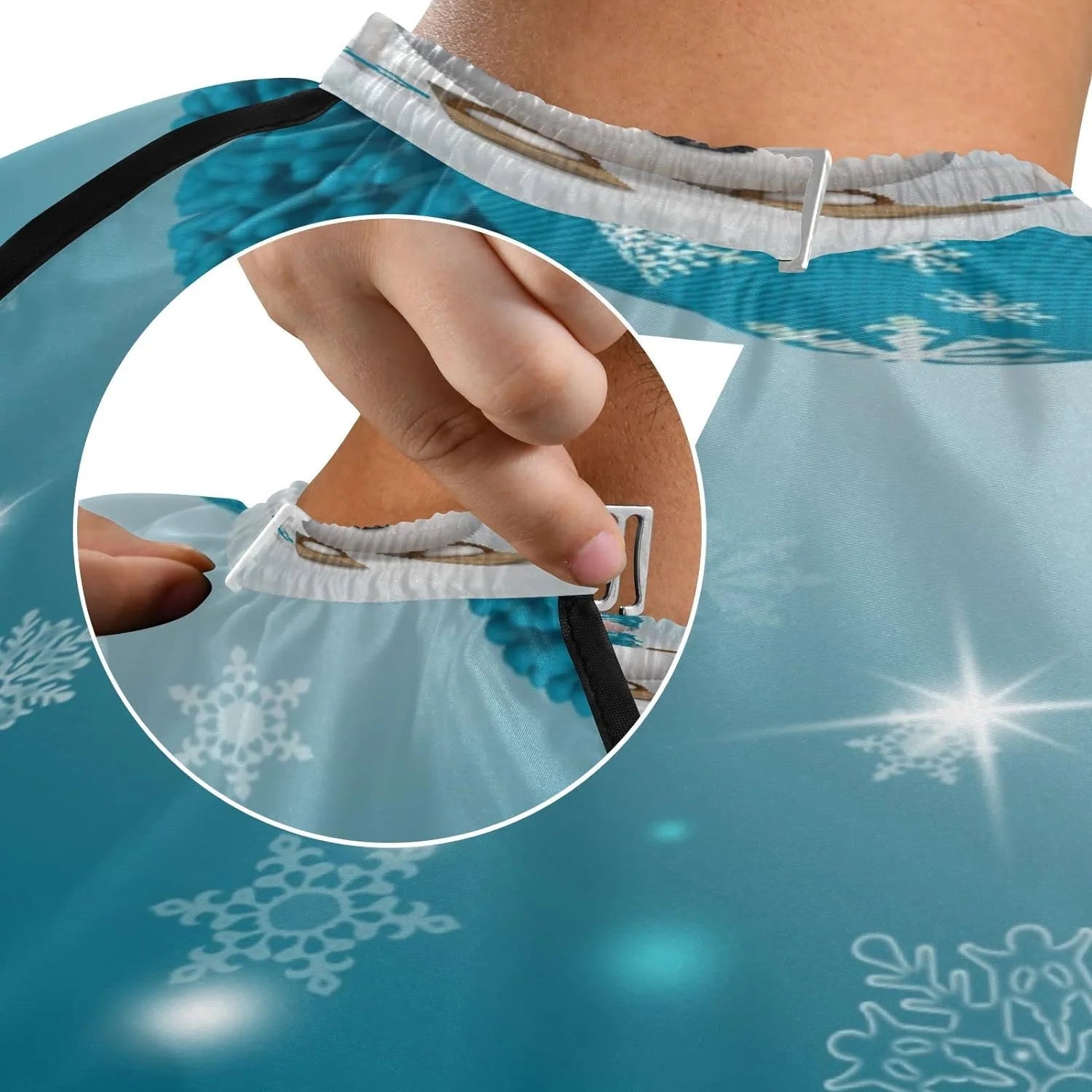 Hair Cutting Cape with Adjustable Neck Size E6036