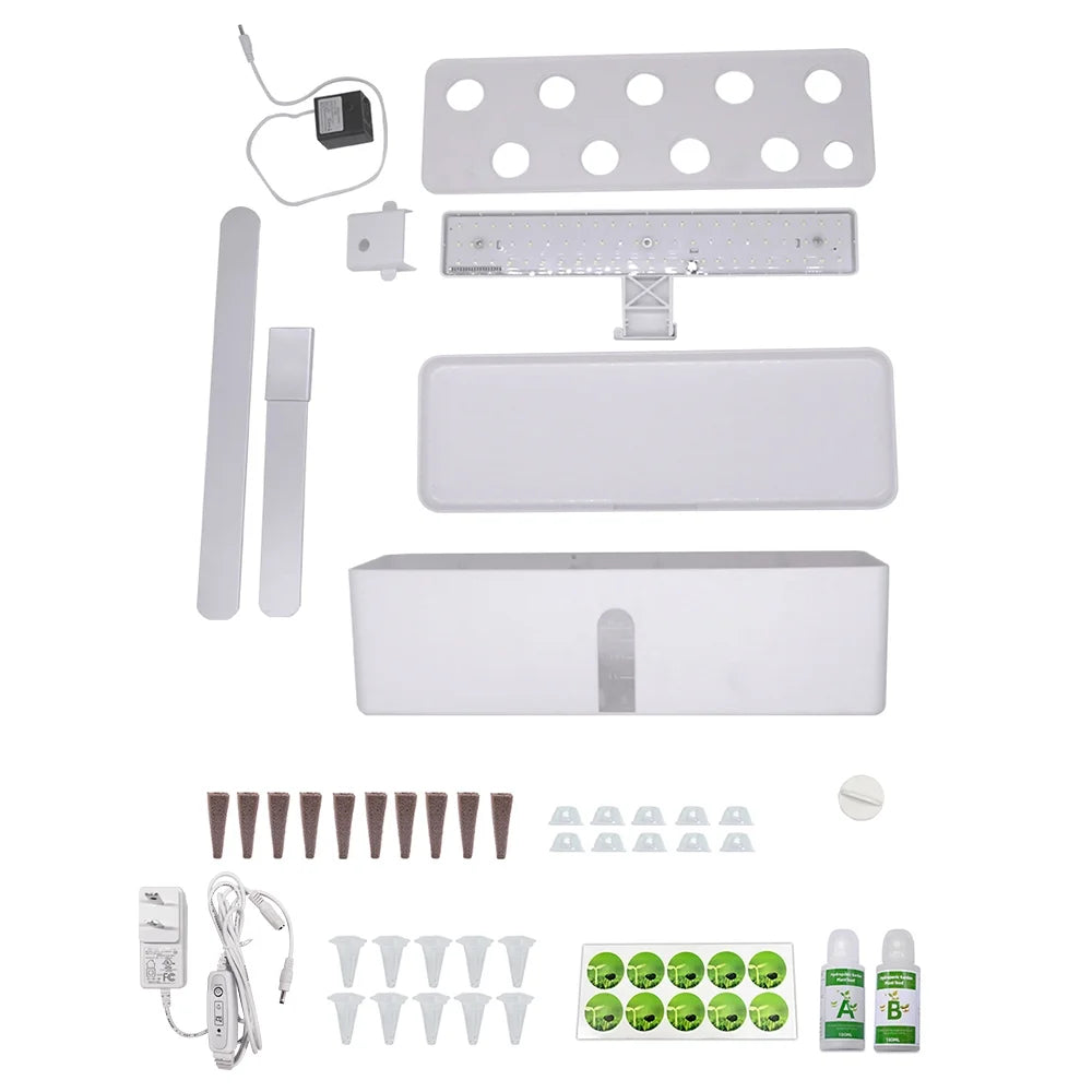 9 Pods Hydroponics Growing System Indoor Garden Kit Y31059