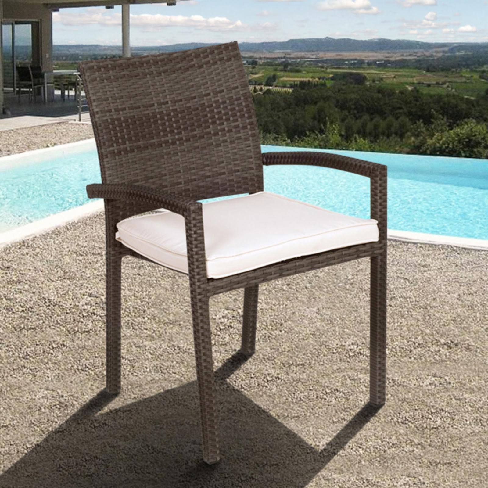 All-Weather Wicker Patio Dining Chair Set of 4 Q86278