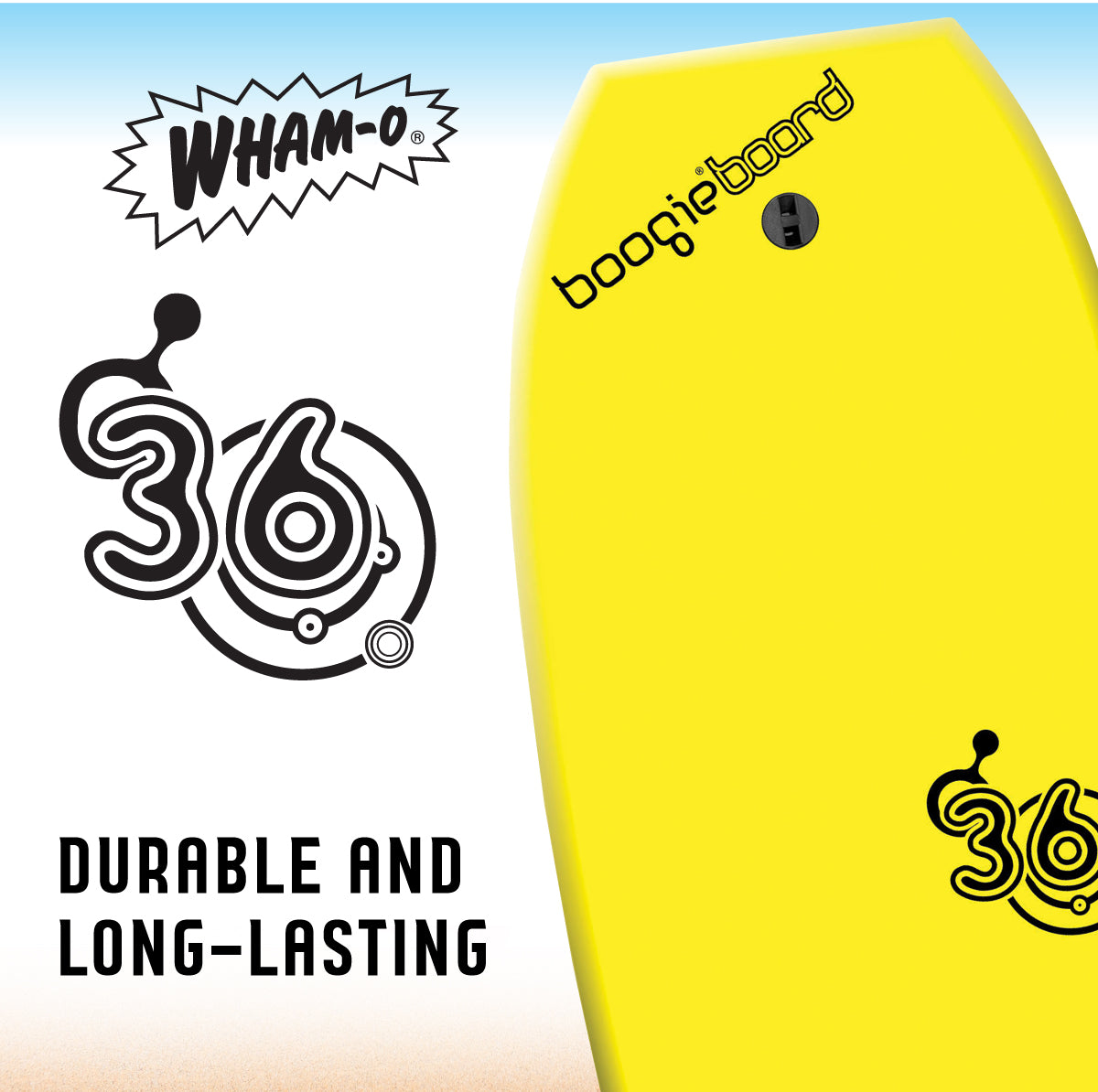 Boogieboard 36" with Wrist Leash Body Board Q436