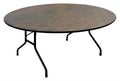 Walnut Round Folding Table 48 in. O8700