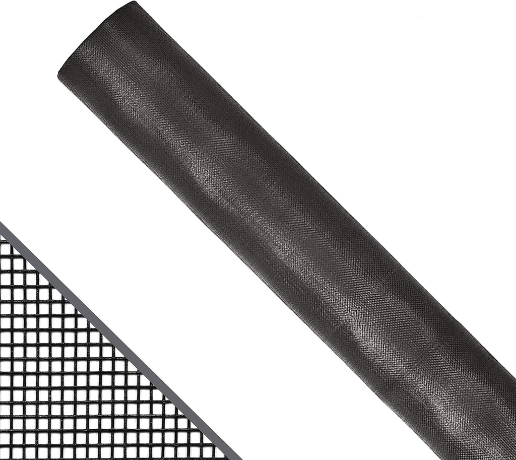 Charcoal Fiberglass Window Screen Mesh Material Pack of 2 F947