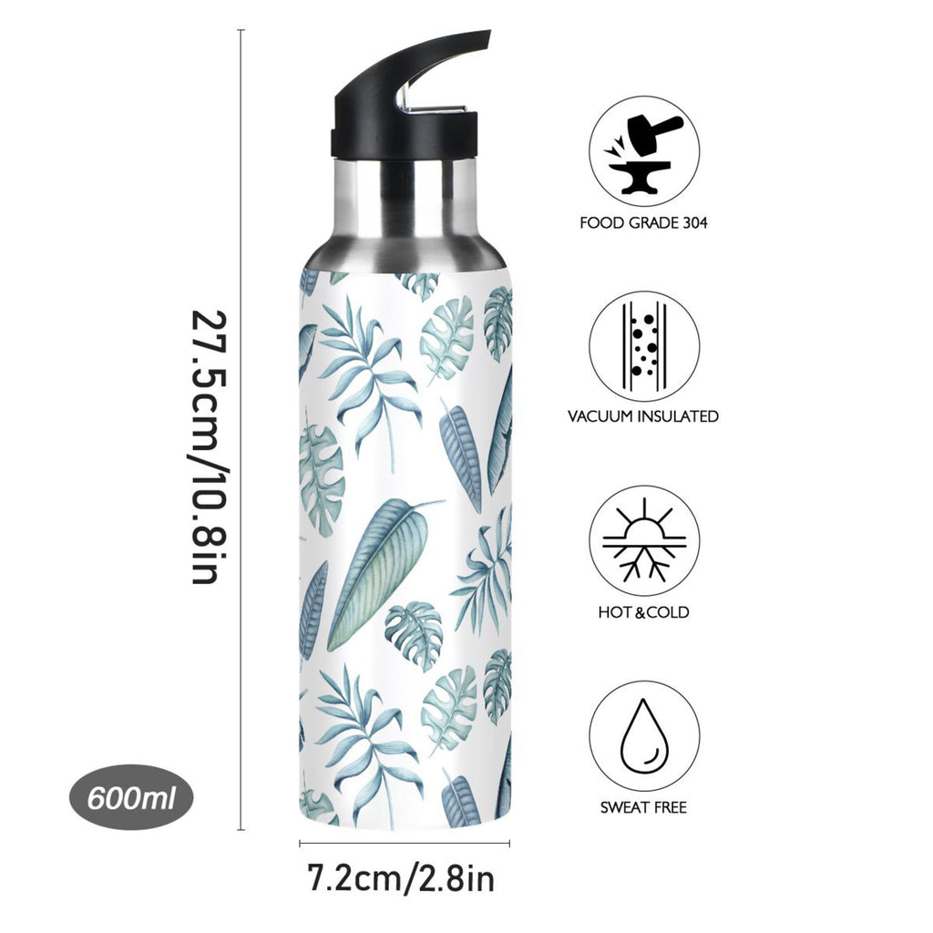 Insulated Stainless Steel Water Bottle with Straw Lid 20 oz A45769