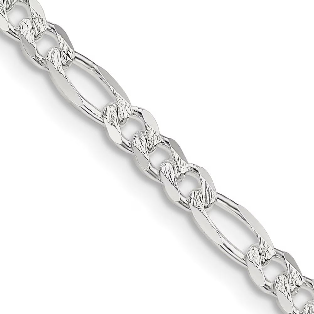 16 inch Sterling Silver Figaro Chain Necklace O307698