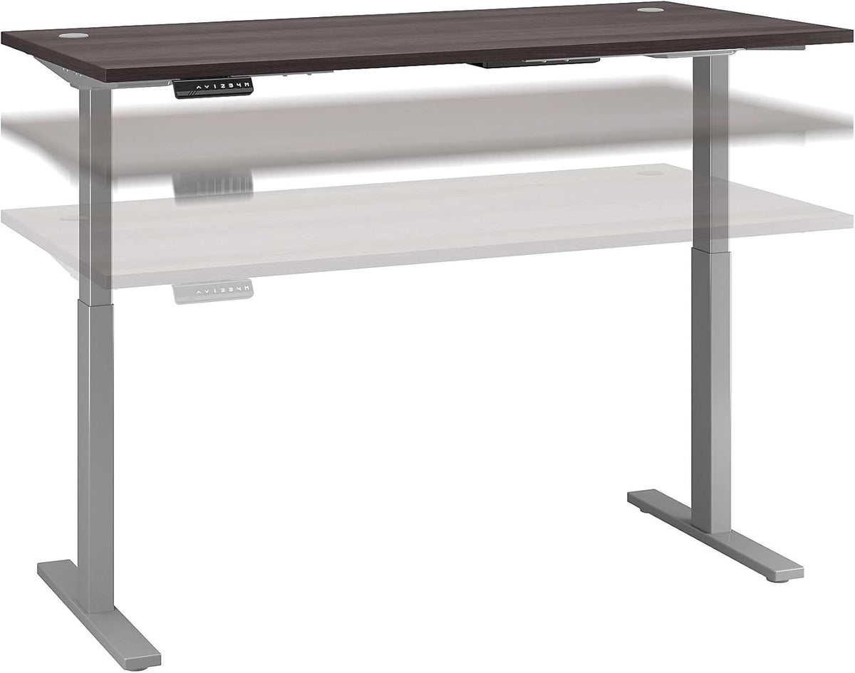 White Height Adjustable Standing Desk O76031