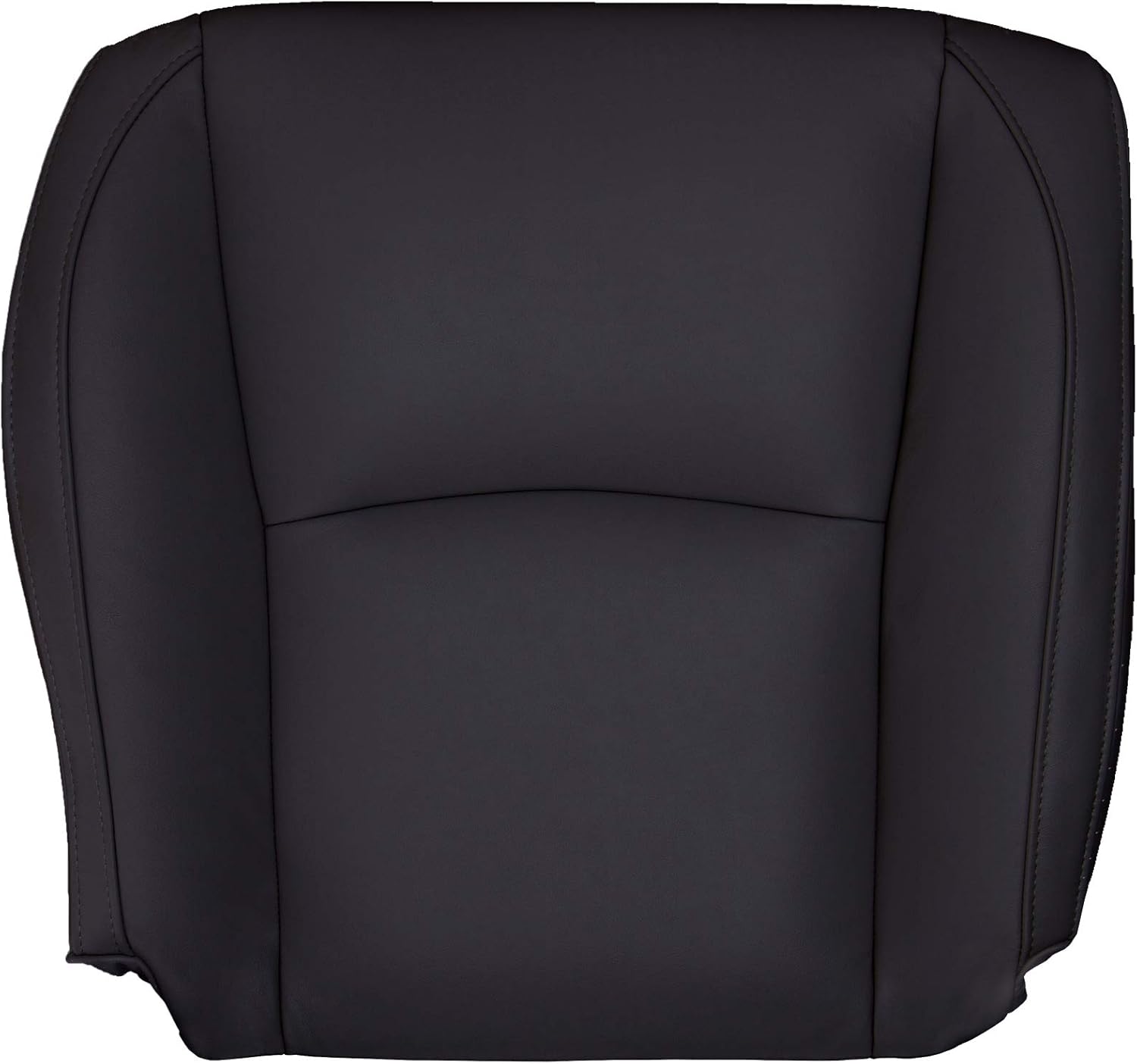 Passenger Bottom Replacement Leather Seat Cover Dark Gray B809357