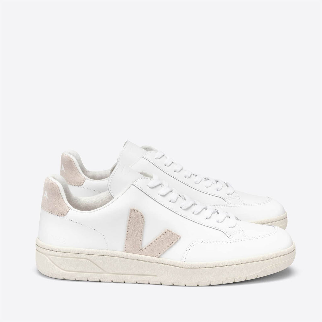 White Sable Leather Sneakers X2846