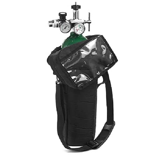 Black Nylon Shoulder Bag for D Oxygen Cylinder U4284