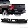 Black Rear Step Bumper with Sensor Holes P893239