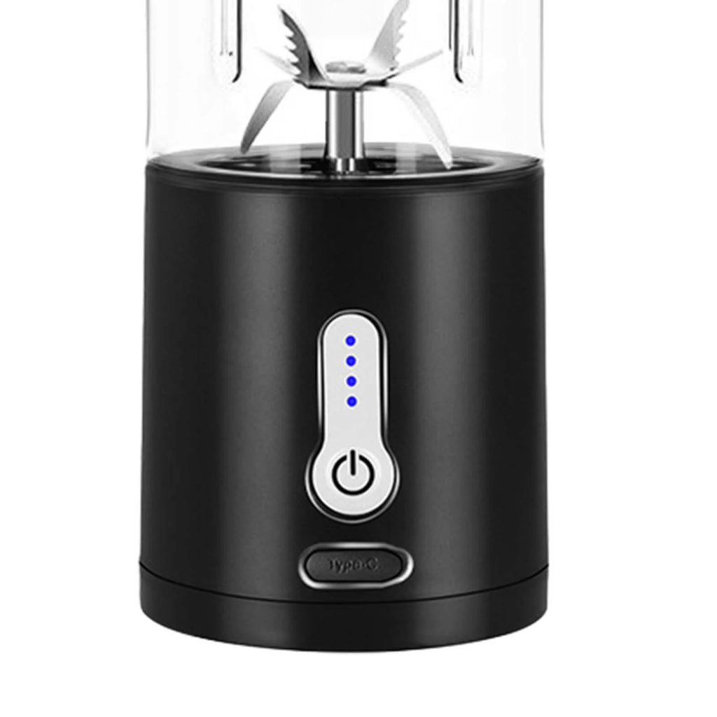 Black 530ml Portable USB Juicer Cup M549