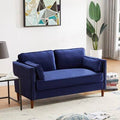 Blue Velvet Loveseat T3137