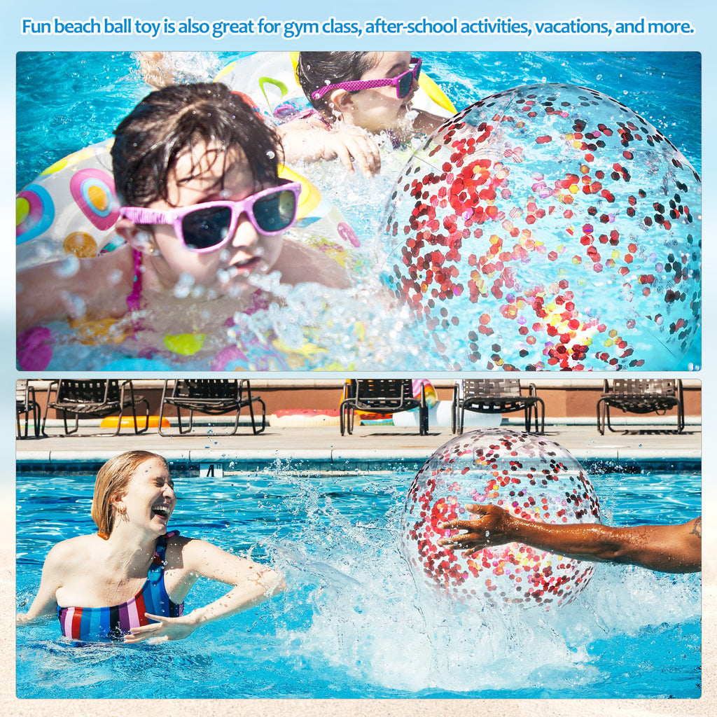 Inflatable Beach Ball with Air Pump Y3303