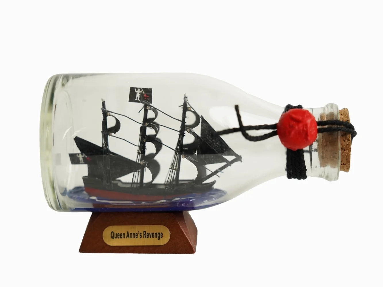Pirate Ship in a Glass Bottle 5" K18997