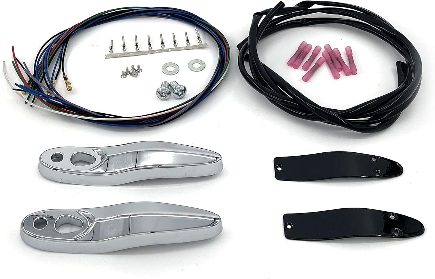 Rear Turn Signal/License Plate Relocation Bracket Wire Kit Pack of 2 U2720