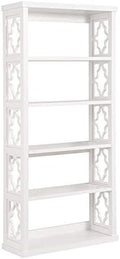 White 5 Shelf Bookcase F58382