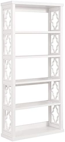 White 5 Shelf Bookcase F58382