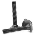 3/8 inch-16 x 6 inch Coarse Thread Grade 5 Carriage Bolt Medium Carbon Steel Black Oxide Pk 50 M1429