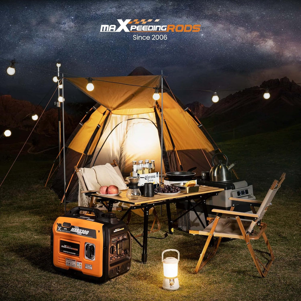 Portable Inverter Generator 3000W/3300W Gas Powered Quiet EPA Compliant E107906