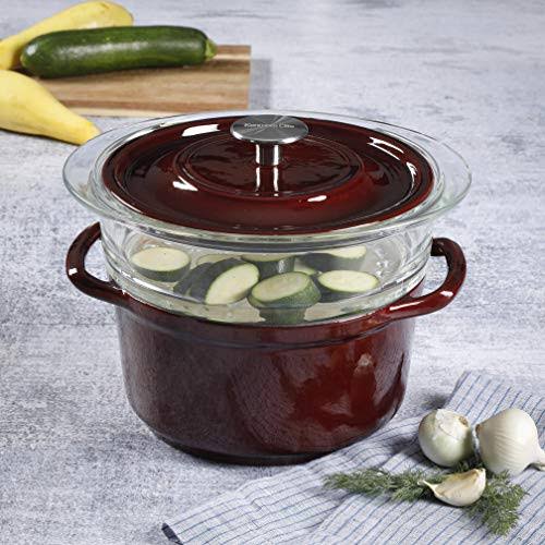 5qt Casserole with Glass Steamer W860742
