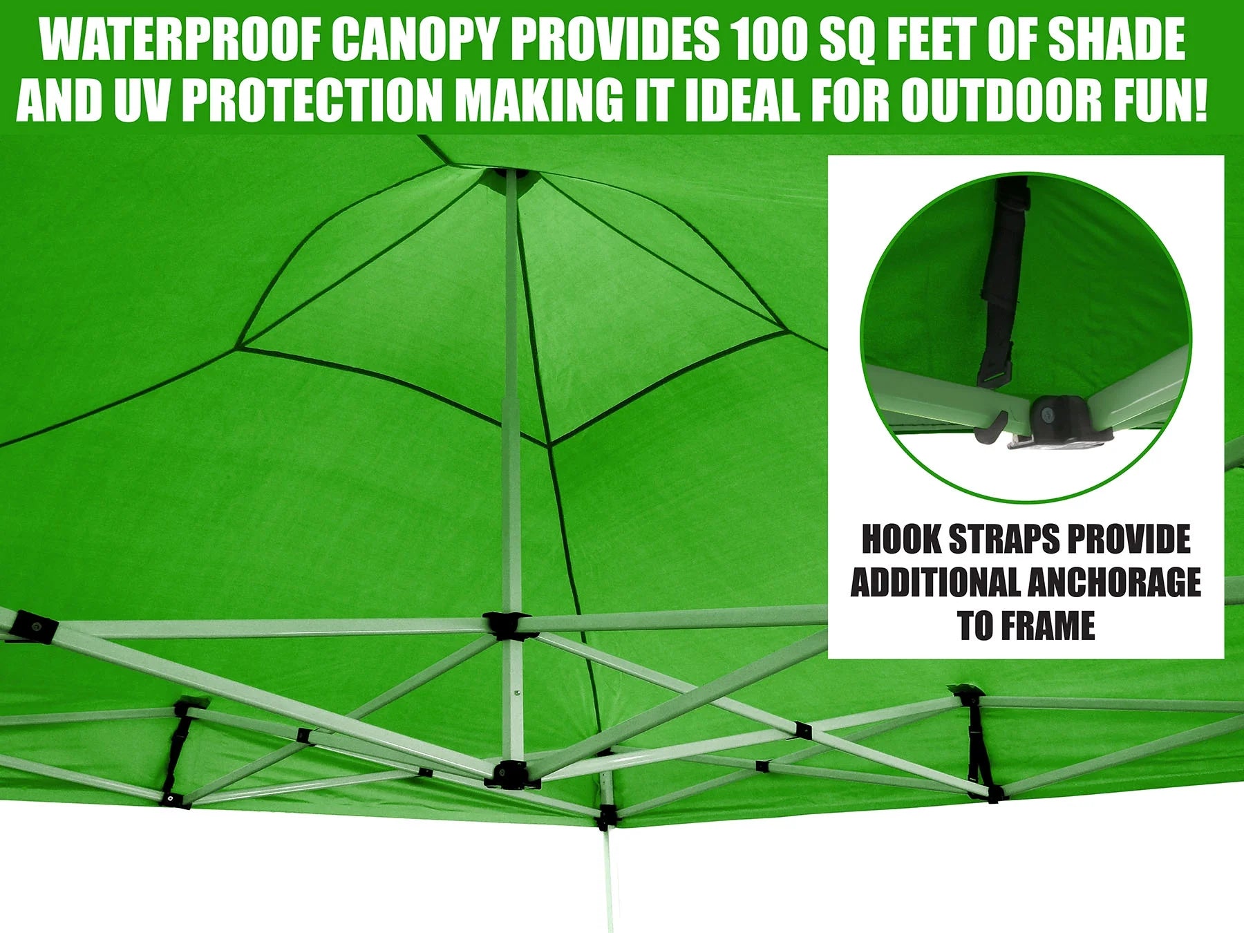 Green Pop Up Canopy 10 ft. x 10 ft. T950