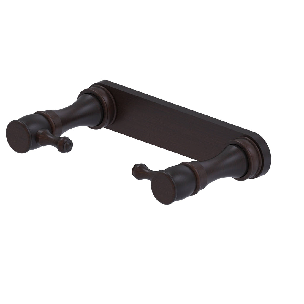 Polished Nickel Rollerless Toilet Tissue Holder L104